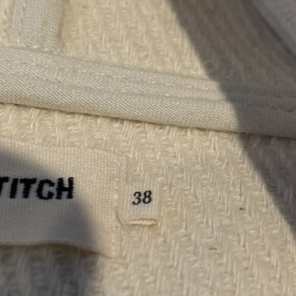 Huckberry Taylor Stitch Heavyweight Textured Hoodie Hoody Cream Men's Sz 38 Med - Picture 9 of 12